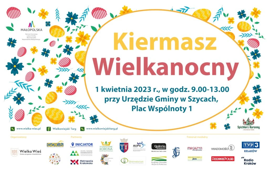 Kiermasz - plakat informacyjny